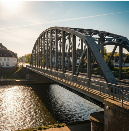 Brücke aus Stahl